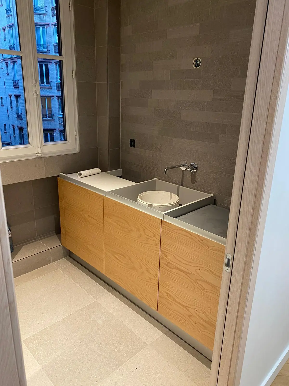 Rénovation et carrelage réalisés par BMP